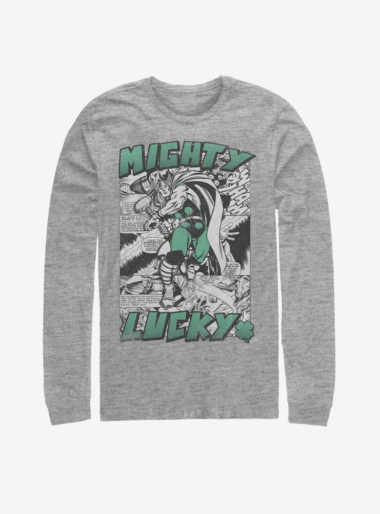 Marvel Thor Mighty Lucky Long-Sleeve T-Shirt