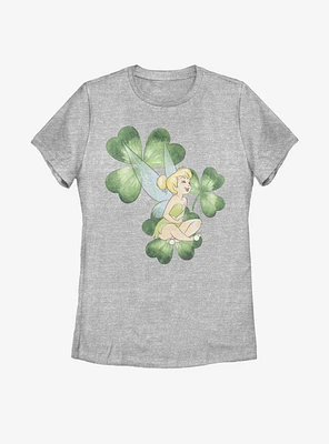 DIsney Tinker Bell Lucky Clovers Womens T-Shirt