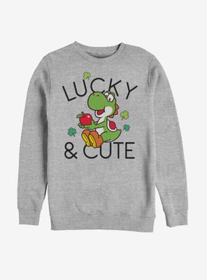 Nintendo Mario Lucky And Cute Yoshi Sweatshirt