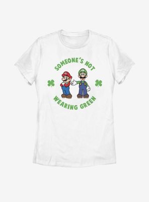 Nintendo Mario Luigi Wear Green Womens T-Shirt