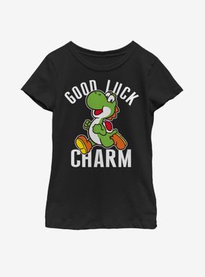 Nintendo Mario Yoshi Good Luck Charm Youth Girls T-Shirt