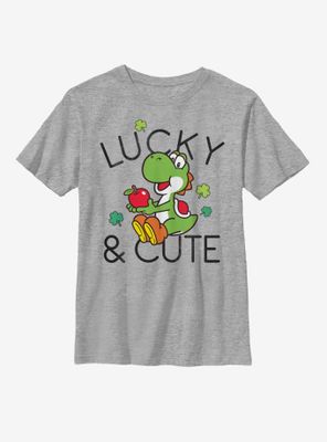 Nintendo Mario Lucky And Cute Yoshi Youth T-Shirt
