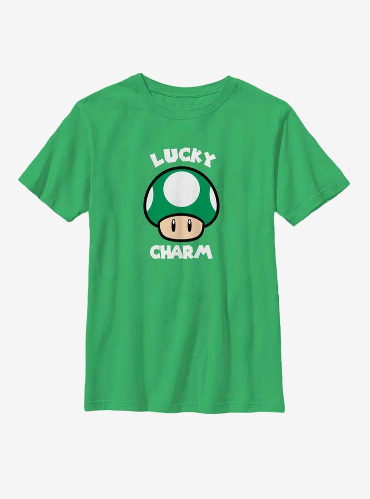 Nintendo Mario Lucky Mushroom Youth T-Shirt
