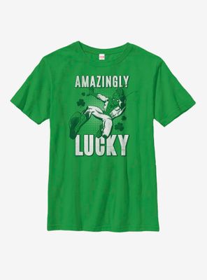 Marvel Spider-Man Amazingly Lucky Youth T-Shirt