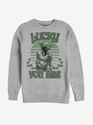 Star Wars Lucky Is Yoda Sweatshirt