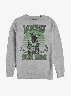 Star Wars Lucky Is Yoda Sweatshirt