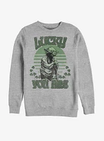 Star Wars Lucky Is Yoda Sweatshirt