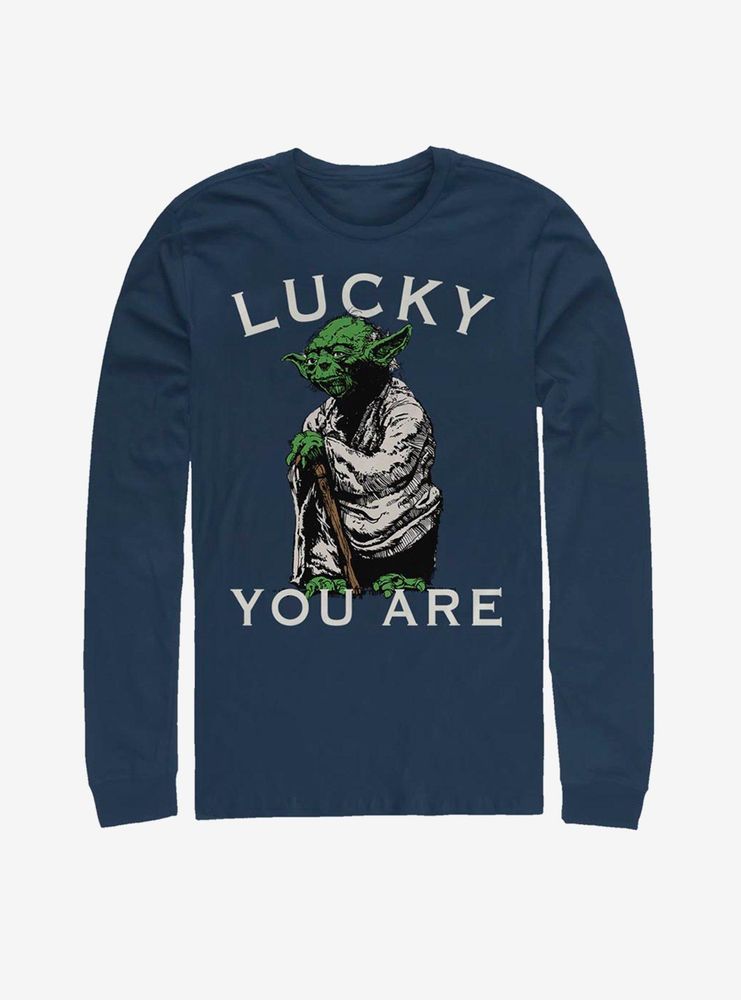 Star Wars Lucky Yoda Long-Sleeve T-Shirt