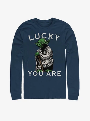 Star Wars Lucky Yoda Long-Sleeve T-Shirt