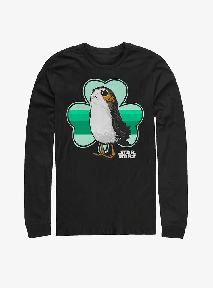 Star Wars Porg Clover Long-Sleeve T-Shirt