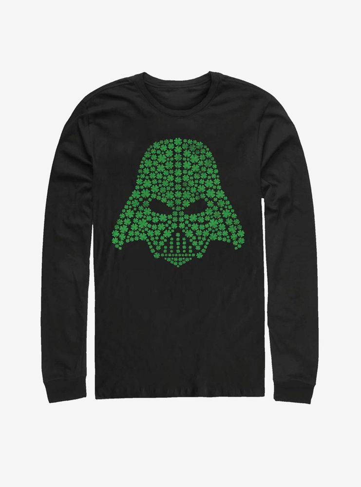 Star Wars Sith Vader Helmet Clovers Long-Sleeve T-Shirt