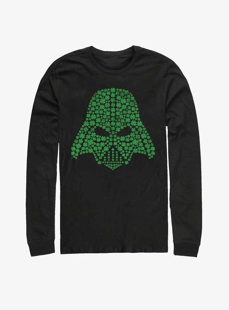 Star Wars Sith Vader Helmet Clovers Long-Sleeve T-Shirt