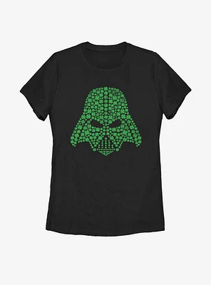 Star Wars Sith Vader Helmet Clovers Womens T-Shirt
