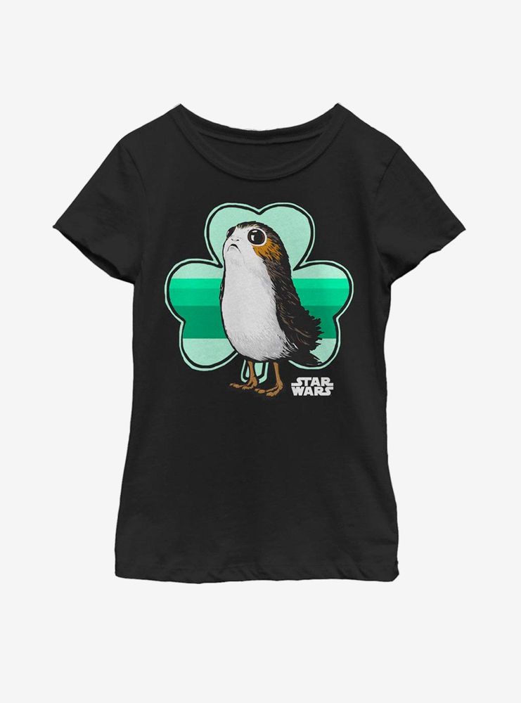 Star Wars Porg Clover Youth Girls T-Shirt