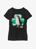 Star Wars Porg Clover Youth Girls T-Shirt