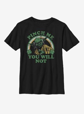 Star Wars Yoda Pinch Me You Will Not Youth T-Shirt