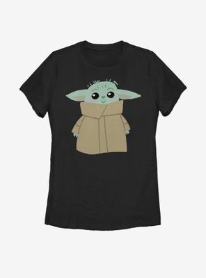 Star Wars The Mandalorian Child Blushing Womens T-Shirt