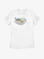 Star Wars The Mandalorian Child Flying Womens T-Shirt