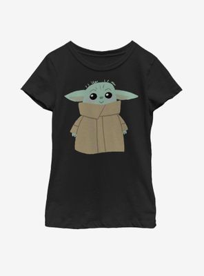 Star Wars The Mandalorian Child Blushing Youth Girls T-Shirt