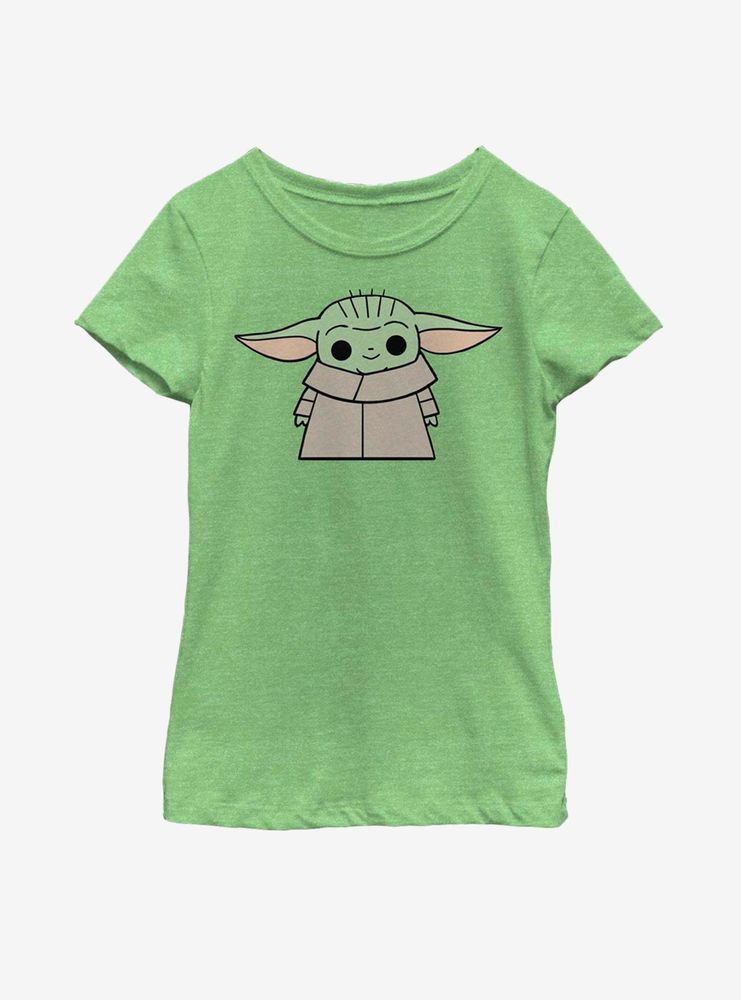 Star Wars The Mandalorian Child Smile Bright Youth Girls T-Shirt