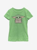 Star Wars The Mandalorian Child Smile Bright Youth Girls T-Shirt