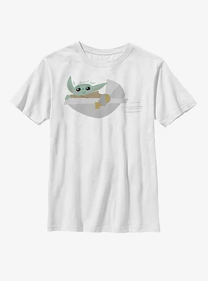 Star Wars The Mandalorian Child Flying Youth T-Shirt