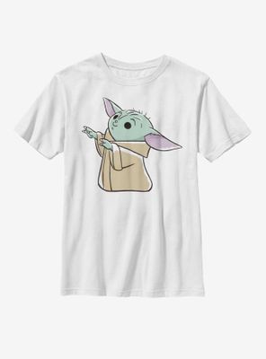 Star Wars The Mandalorian Child Reaching Youth T-Shirt