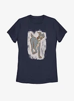 Disney Lady And The Tramp Chalk Womens T-Shirt