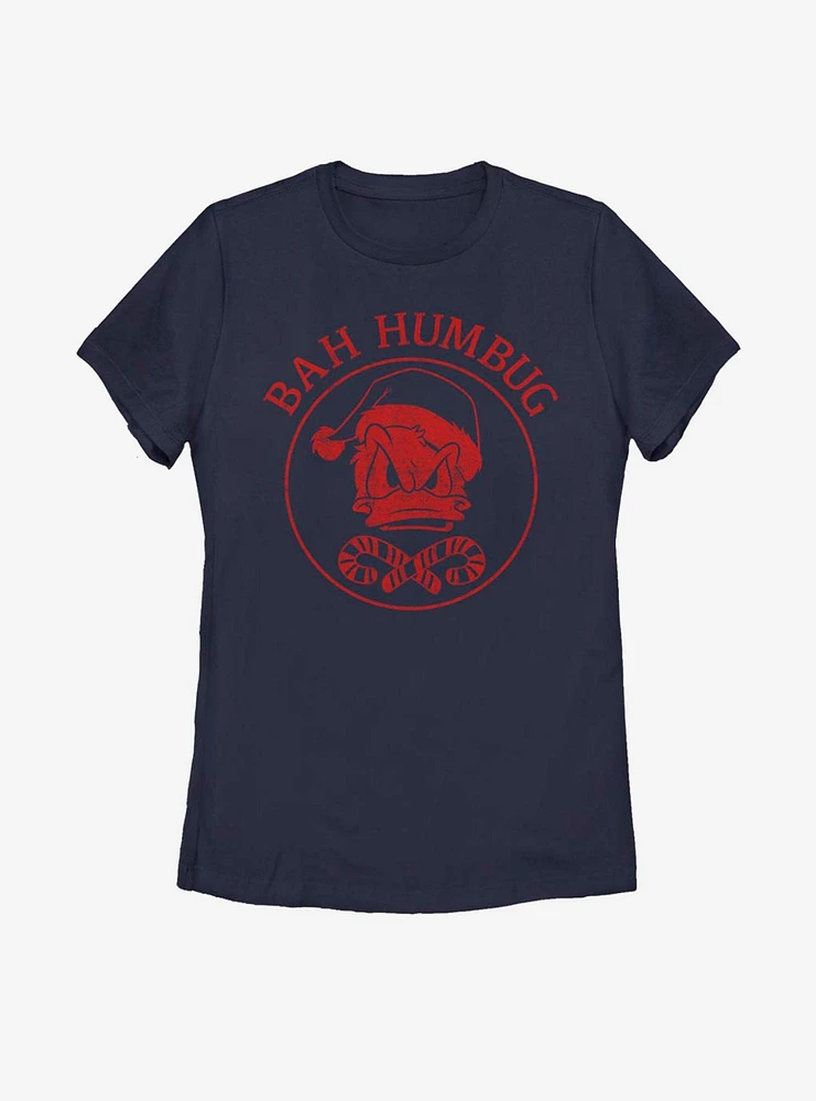 Disney Donald Duck Bah Humbug Womens T-Shirt