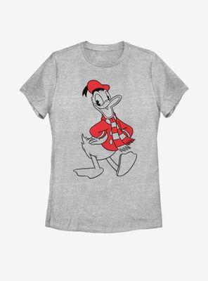 Disney Donald Duck Holiday Fill Womens T-Shirt