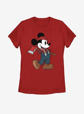 Disney Mickey Mouse Lumberjack Womens T-Shirt