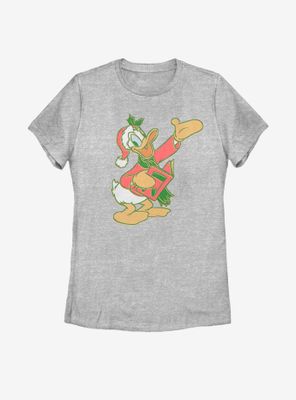 Disney Donald Duck Carols Womens T-Shirt