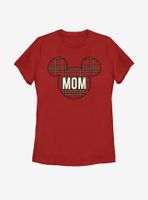 Disney Mickey Mouse Mom Holiday Patch Womens T-Shirt