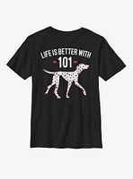 Disney 101 Dalmatians Better With Youth T-Shirt