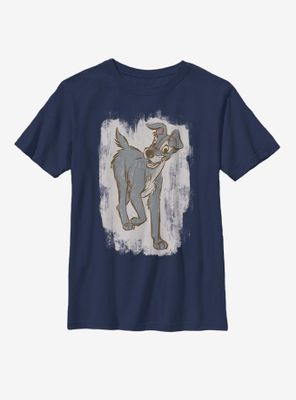 Disney Lady And The Tramp Chalk Youth T-Shirt