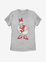 Disney Mickey Mouse Snowflaked Daisy Womens T-Shirt