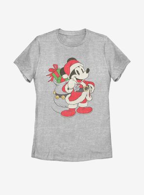 Disney Mickey Mouse Just Santa Womens T-Shirt