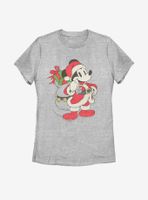 Disney Mickey Mouse Just Santa Womens T-Shirt