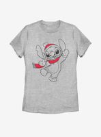 Disney Lilo And Stitch Holiday Womens T-Shirt