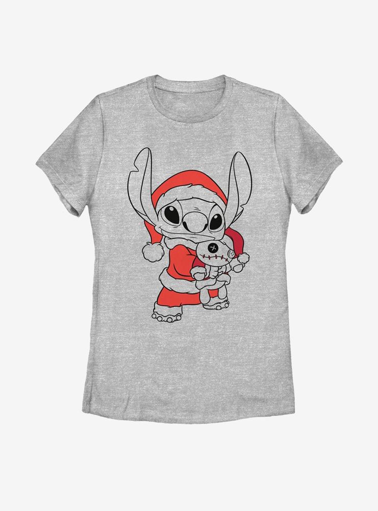 Disney Lilo And Stitch Holiday Fill Womens T-Shirt