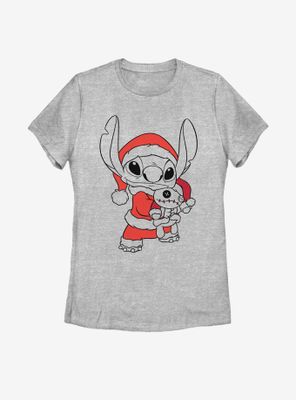 Disney Lilo And Stitch Holiday Fill Womens T-Shirt