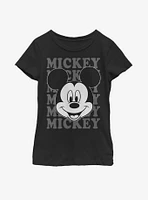 Disney Mickey Mouse All Name Youth Girls T-Shirt
