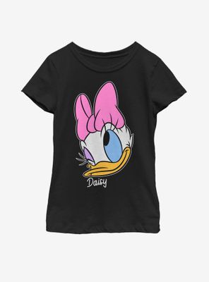 Disney Daisy Duck Big Face Youth Girls T-Shirt