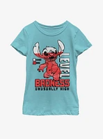 Disney Lilo And Stitch Badness Level Youth Girls T-Shirt