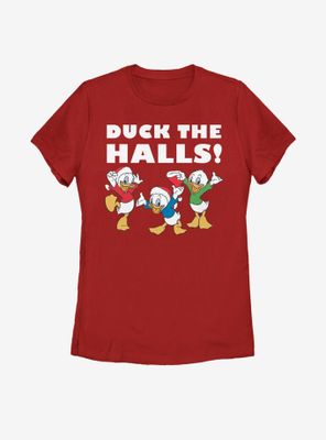Disney Huey, Dewey And Louie Holiday Womens T-Shirt