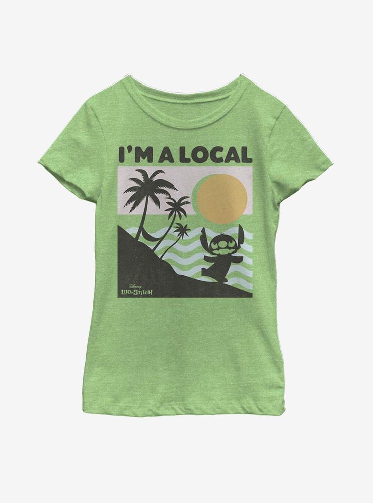 Disney Lilo And Stitch I'm A Local Youth Girls T-Shirt