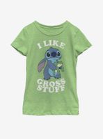 Disney Lilo And Stitch I Like Gross Stuff Youth Girls T-Shirt