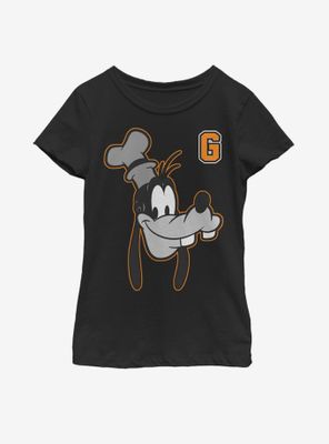 Disney Mickey Mouse Letter Goof Youth Girls T-Shirt