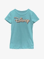Disney Retro Rainbow Logo Youth Girls T-Shirt