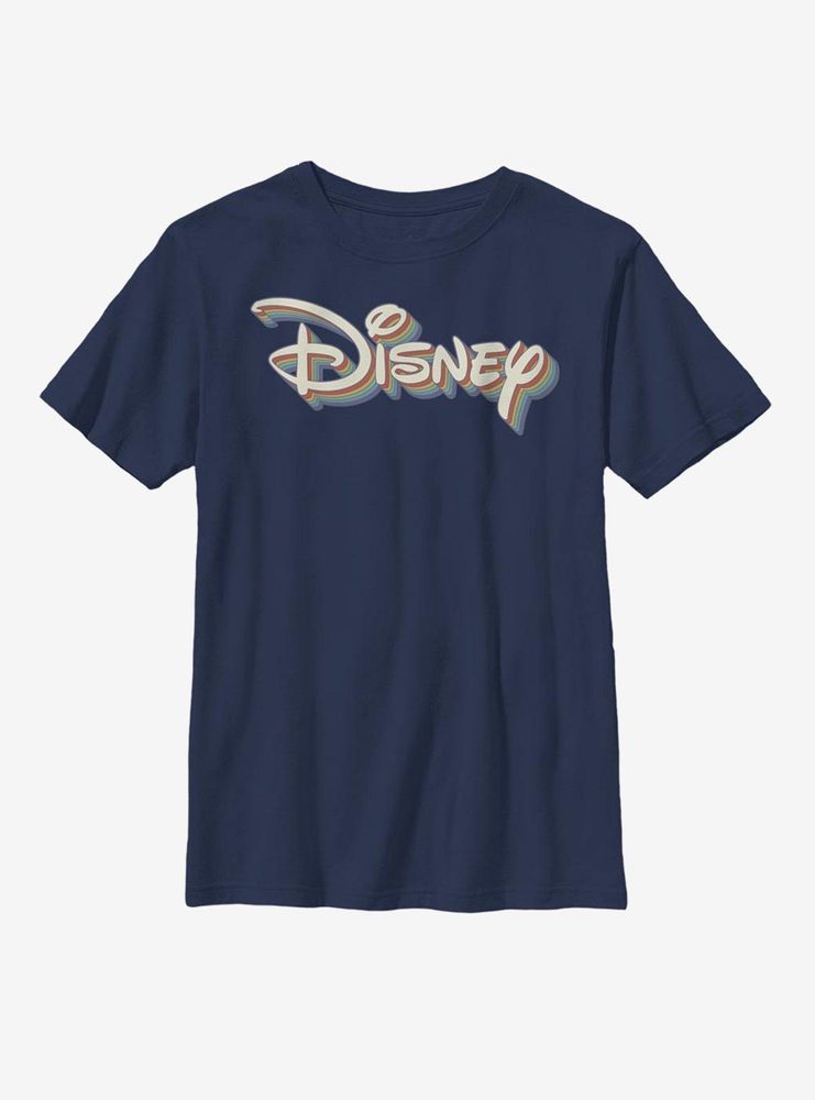 Disney Retro Rainbow Logo Youth T-Shirt